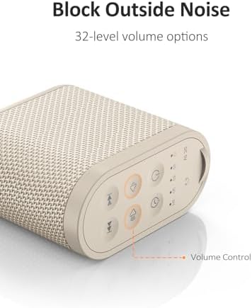 Portable Brown Noise Sound Machine: Super Long-Lasting Battery & USB-C Rechargeable, Headphone Jack, 21 Sounds - White Noise Machine for Baby, Adult, Travel, Sleeping, Registry Gift - Image 7