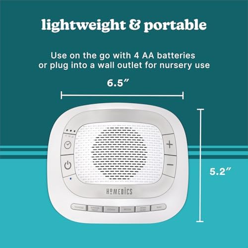 Homedics SoundSleep Rejuvenate White Noise Portable Sleep Machine - Image 3