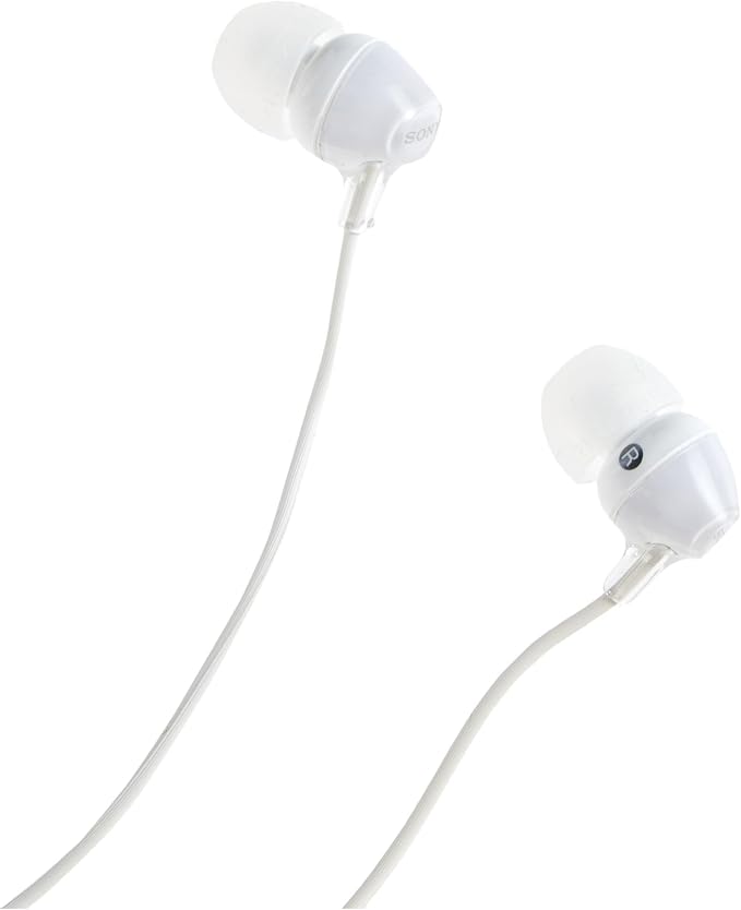 Sony MDREX15AP in-Ear Earbud Headphones with Mic, White - Image 5