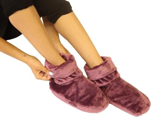 MARS WELLNESS Heated Microwavable Booties - Microwave Slipper Warmers - Image 2
