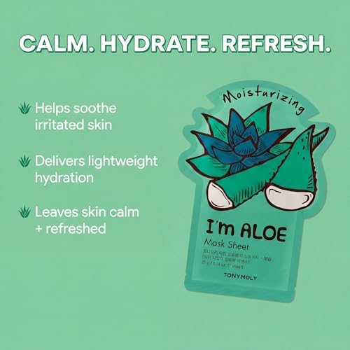 TONYMOLY I'm Face Sheet Masks - Hydrating & Soothing Korean Skincare - Image 2