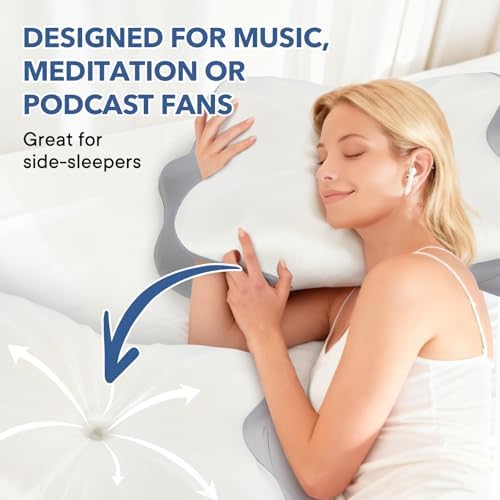 Cervical Pillow for Neck and Shoulder,Contour Memory Foam Pillow,Ergonomic Neck Support Pillow for Side Stomach Back Sleepers with Skin-Friendly Pillowcase (White) - Image 6
