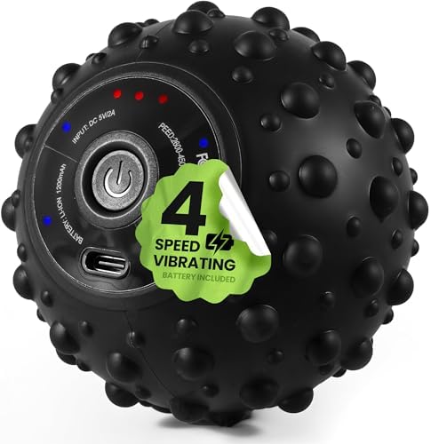 Vibrating Massage Ball for Lymphatic Massage, Back, Neck & Legs by Unknown