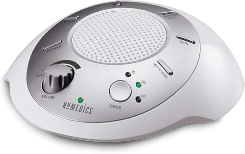 Homedics SoundSleep White Noise Sound Machine, Silver by Homedics