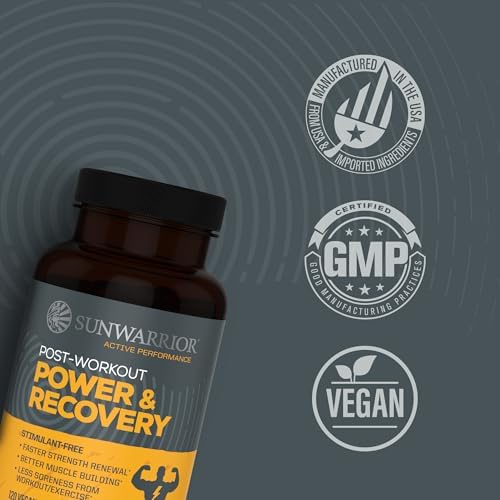 Sunwarrior Active Post Workout Power & Recovery Caps, 120 CT - Image 3