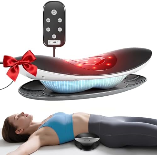 Zenopax Electric Lower Back Massager for Pain Relief with Dynamic Airbag Traction, 3-Level Heat, Vibration - Quick Relaxation, Easy to Use, Home/Office Use by ZENOPAX