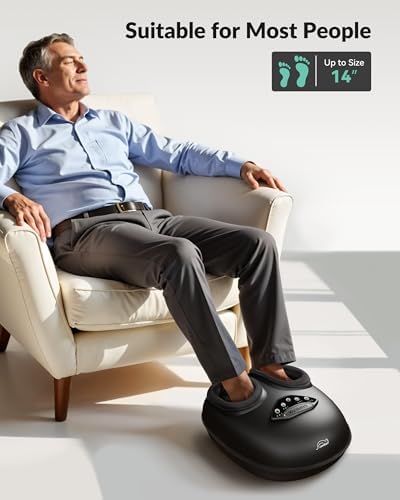 Snailax Shiatsu Foot Massager with Heat, Compression, Rolling, FSA Eligible - Image 5