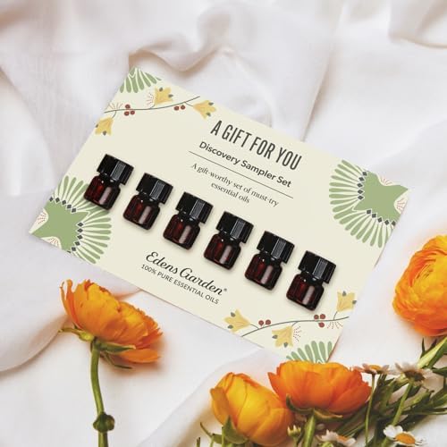 Edens Garden A Gift for You Discovery Sampler 6 Set – 100% Pure Therapeutic Essential Oils – Happy Day, Lavender, Best Sleep, Ocean Breeze, Relaxing Home & Smells Amazing Oil Blends, .92 ml/ 6 Pack - Image 2