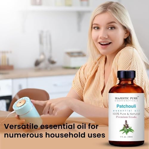 Majestic Pure Patchouli Essential Oil for Diffuser - 1 Fl Oz - Image 3