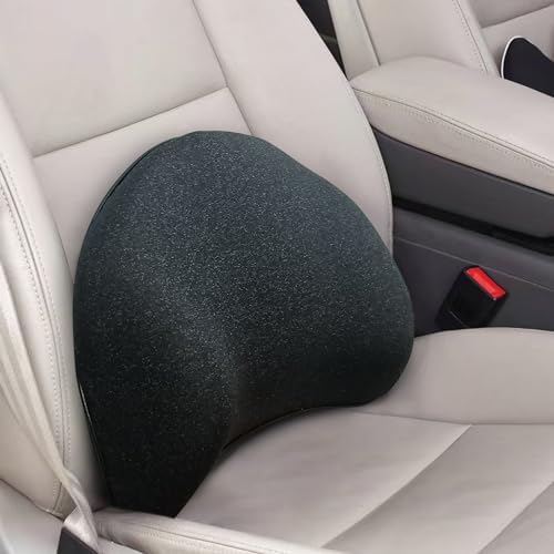Super Snug Lumbar Support Pillow for Car, 100% Memory Foam Back Support by SPRFUFLY