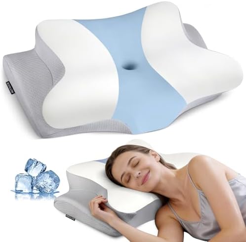 Cervical Pillow for Neck Pain Relief, Ergonomic Neck Pillow for Sleeping by BESPILLOW
