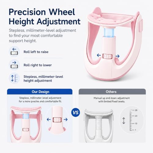 Neck Brace Posture Corrector, Memory Foam Cervical Collar for Pain Relief & Neck Hump, Adjustable Neck Support for Office, Travel & Daily Use - Soft Breathable, Men Women - Image 3