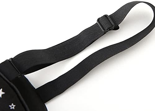 Tim & Tina 100% Silk Sleep Mask Comfortable,Super Soft Blindfold Eye mask Block Light for Sleeping,Shift Work,Naps,Travel,Yoga with Adjustable Strap (Silvery Stars) - Image 4
