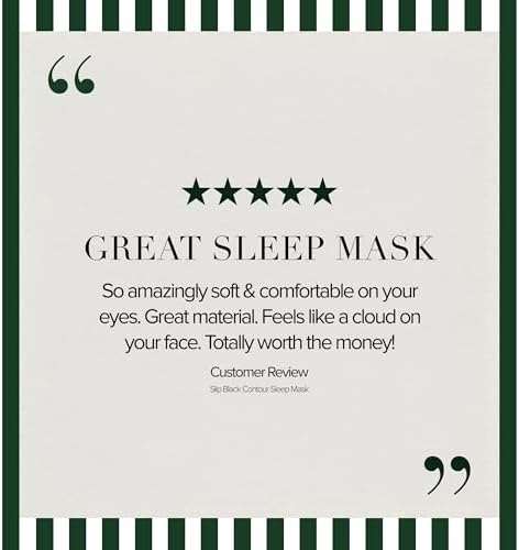 Slip Silk Contour Sleep Mask, Sleep & Leisure Club - Lash-Friendly - Image 6