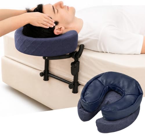 Massage Headrest for Bed, Head Holder & Face Cradle with Face Down Pillow by Unknown