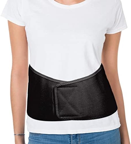 BodyMed Sure-Fit™ Two-Pull Lumbosacral Support, Black, Regular – Lower Back Stabilizer – Secure Lumbar Wrap to Support & Stabilize Core Muscles – All-Day Support at Home, In the Office, & Gym by BodyMed