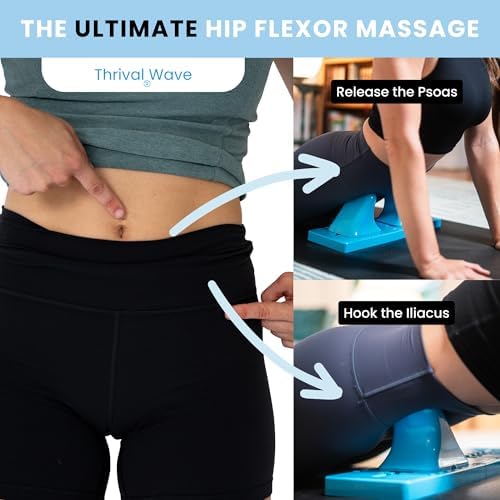 Thrival Wave, Adjustable Psoas Muscle Release Tool, Blue - Image 3