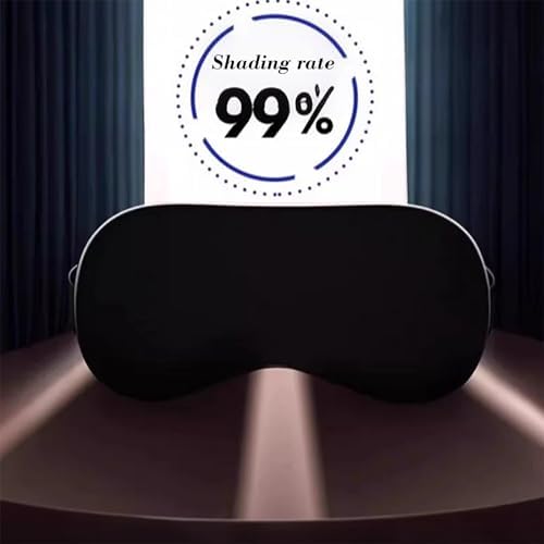 4 Pack Sleep Mask for Women & Men, 100% Blackout Silky Eye Cover, Zero Eye Pressure Soft Satin Blindfold with Elastic Adjustable Strap, Lightweight Night Eyes Shade for Travel Nap Side & Back Sleepers - Image 3