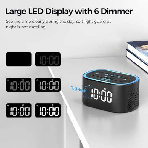 REACHER Digital Alarm Clock & White Noise Sound Machine for Bedroom - Image 5