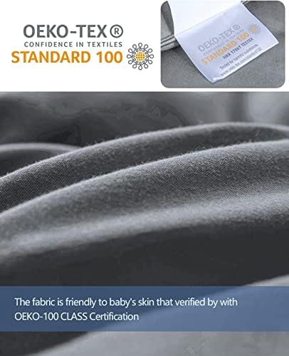 MAPLE DOWN Soft Oversized King Size Comforter Duvet Insert-Down Alternative Comforter Quilted with Corner Tabs-Lightweight Fluffy Breathable Machine Washable (Dark Gray, 110''x98'') - Image 7