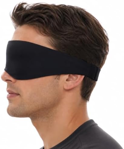 ALASKA BEAR Sleep Mask for Side Sleepers Patented Design, Cup-Shaped and Extra-Soft, 100 Blackout Eye Mask Shades Cover for Men and Women Home or Travel, Machine Washable, Black - Image 6