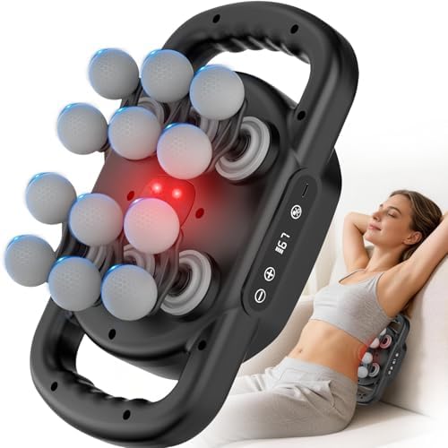 12 Head Massage Gun Deep Tissue,Electric Back Muscle Percussion Massager by TenSine
