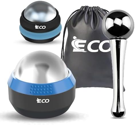 iECO Massage Ice Roller Ball Cold & Heat Therapy Plantar Fasciitis Roller by iECO
