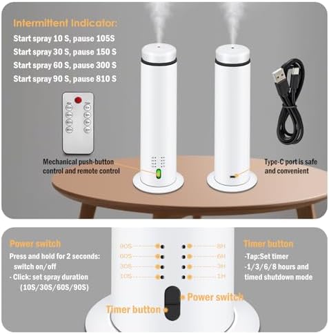 Waterless Scent Essential Oil Diffuser for Hotel,Whole House,Large Room, Office，Home，200ML Large Capacity, Covering 1500 Square feet - Image 7
