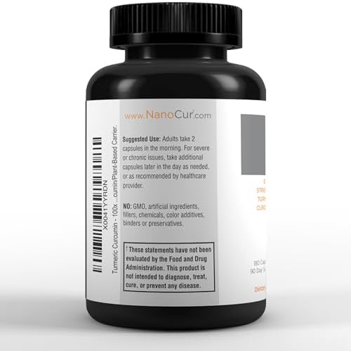 Turmeric Curcumin + Plant-Based Nano Carrier, Joint/Energy Support You Feel - Image 5