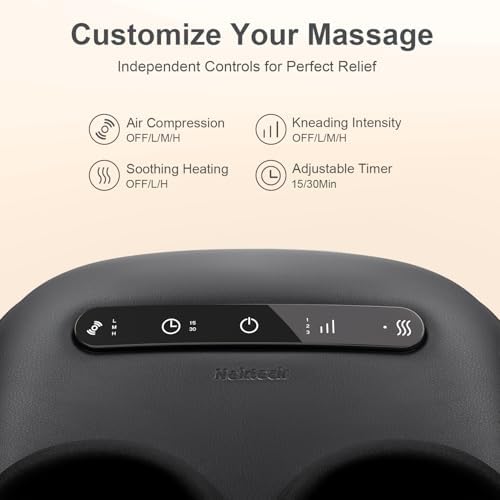 Nekteck Foot Massager with Heat [2026 Upgraded] for Circulation Neuropathy - Image 2
