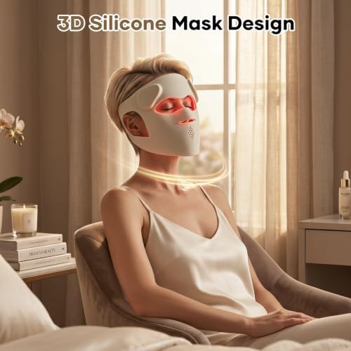 RB-061 Red Light Therapy Mask for Face,USB-C Rechargeable 850nm - Image 2