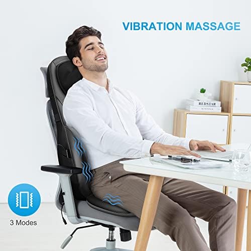 COMFIER Shiatsu Neck Back Massager with Heat, Adjustable Massage Chair Pad Back Support Massage Seat Cushion for Full Body Massager Gifts for Dad - Image 3