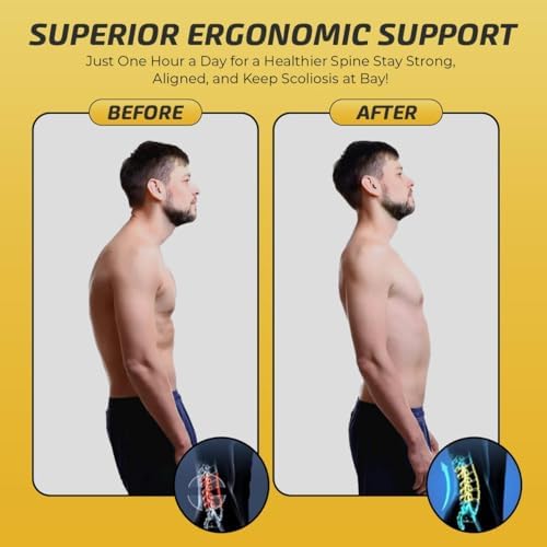 Lower Back Support Belt for Men & Women, Back Brace for Lower Back Pain Relief, Breathable Lumbar Support with 6 Stays & Dual Adjustable Straps, X-Large (39”–48”) - Image 4