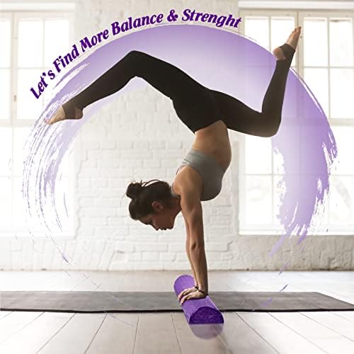 Yes4All High-Density EPP Half Round Back Roller Foam, Exercise Foam Roller for Yoga, Pilates & Stretching - 12, 18, 24, 36 inch - Image 6