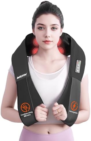 AMZPONY® Cordless Neck Massager for Pain Relief Deep Tissue by AMZPONYneckmassager
