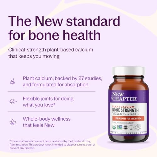 New Chapter Bone Strength Take Care Supplement, 270 Slim Tablets - Image 2