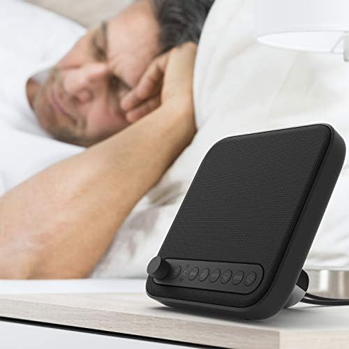 Pure Enrichment Wave Premium Sleep Sound Machine with USB Charger - Seamless Looping with 6 Soothing All-Natural Sounds, & Auto-Off Timer - Easily Portable for Travel (Black) Patented Design - Image 2