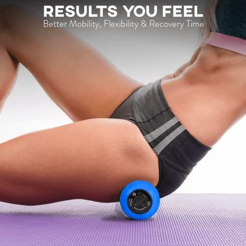 Rolling With It Vibrating Peanut Massage Ball, Deep Tissue, Blue - Image 5