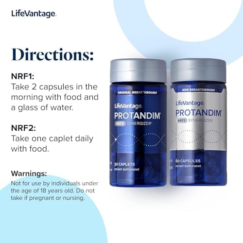 LifeVantage Protandim Dual Synergizer, NRF1 (60 Caps) + Nrf2 (30 Caps) Activators, Healthy Aging, Antioxidant, Cellular Energy Boost, Heart Health, Ashwagandha, Turmeric, CoQ10 - Image 6