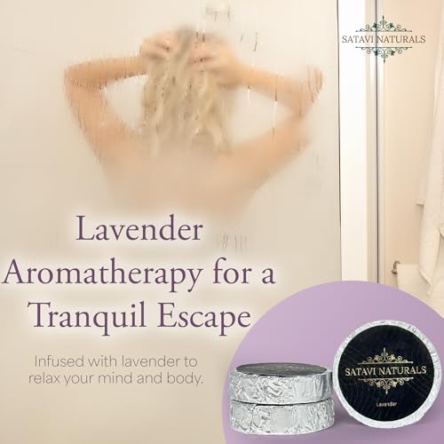 Spa Gift Set for Women – Lavender Aromatherapy Shower Steamers, Sugar Scrub, 24K Gold Eye Masks & Steam Eye Mask | Self Care & Relaxation Gift Box for Stress Relief at Home - Image 2