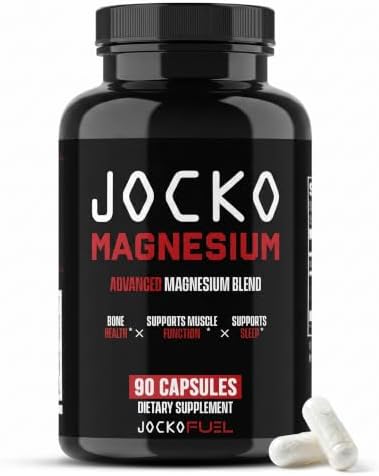 Jocko Fuel Magnesium Glycinate, Citrate & Taurate Complex | 30 Serving by JockoFuel