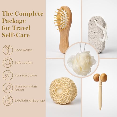 6-PC Skincare Set, Spa Gift Basket & Bath Accessories, Spa Day Essentials - Image 4