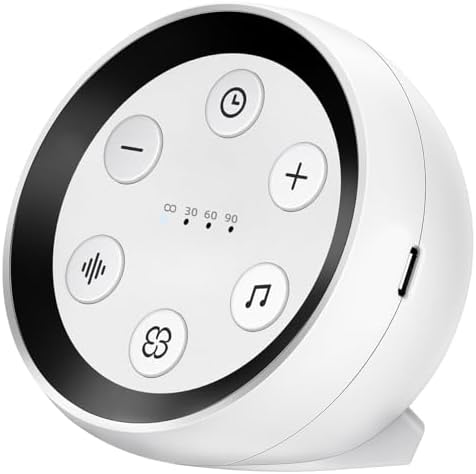 Portable Sound Machine White Noise Machine for Baby Kids Adults Sleeping with 32 Soothing Sounds 32 Volume Levels Brown Noise Machine with 4 Timer Memory Funtion for Travel Office Privacy by SoundMe