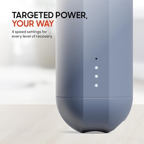 Sharper Image Powerboost Move Mini Percussion Massage Gun, Powerful & Quiet - Image 5