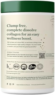 Great Lakes Wellness Collagen Peptides Powder, Unflavored, 10 oz - Image 2