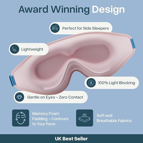 MyHalos® Sleep Mask for Men and Women, 3D Blackout Eye Masks for Sleep - Image 3