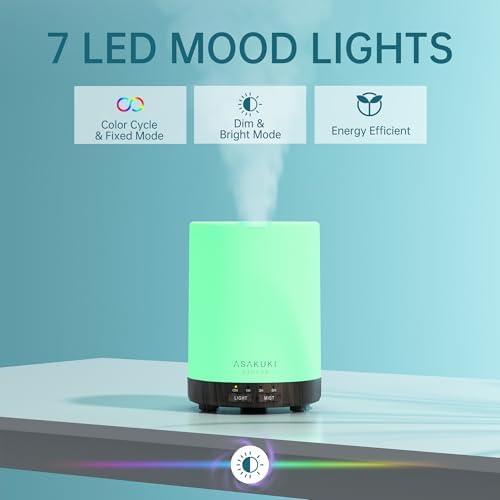 ASAKUKI Essential Oil Diffuser for Home 300 ml Humidifier - Image 3