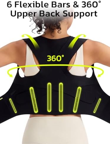 AOFIT Posture Corrector for Women, Adjustable Upper Back Brace Pain Relief - Image 3