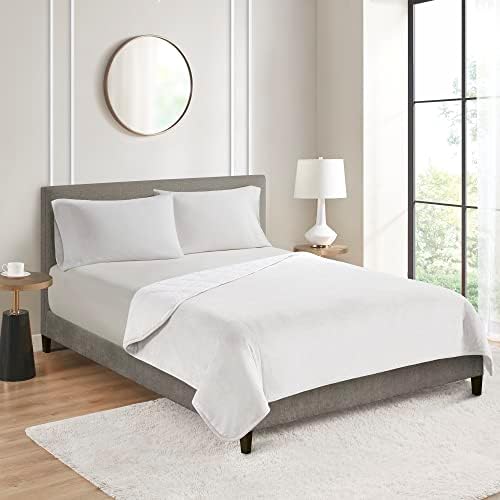 Weighted Blanket for Adults 20lbs, Queen Size Soft Cozy Fleece Sherpa Heavy Blankets for Sofa Bed, Dual Sided Comfort, Ivory White, 60x80 Inch - Image 2
