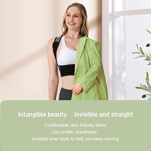 Portzon Back Support Back Braces Posture Corrector for Women and Men, Adjustable Back straightener,Pain Relief Breathable - Image 6
